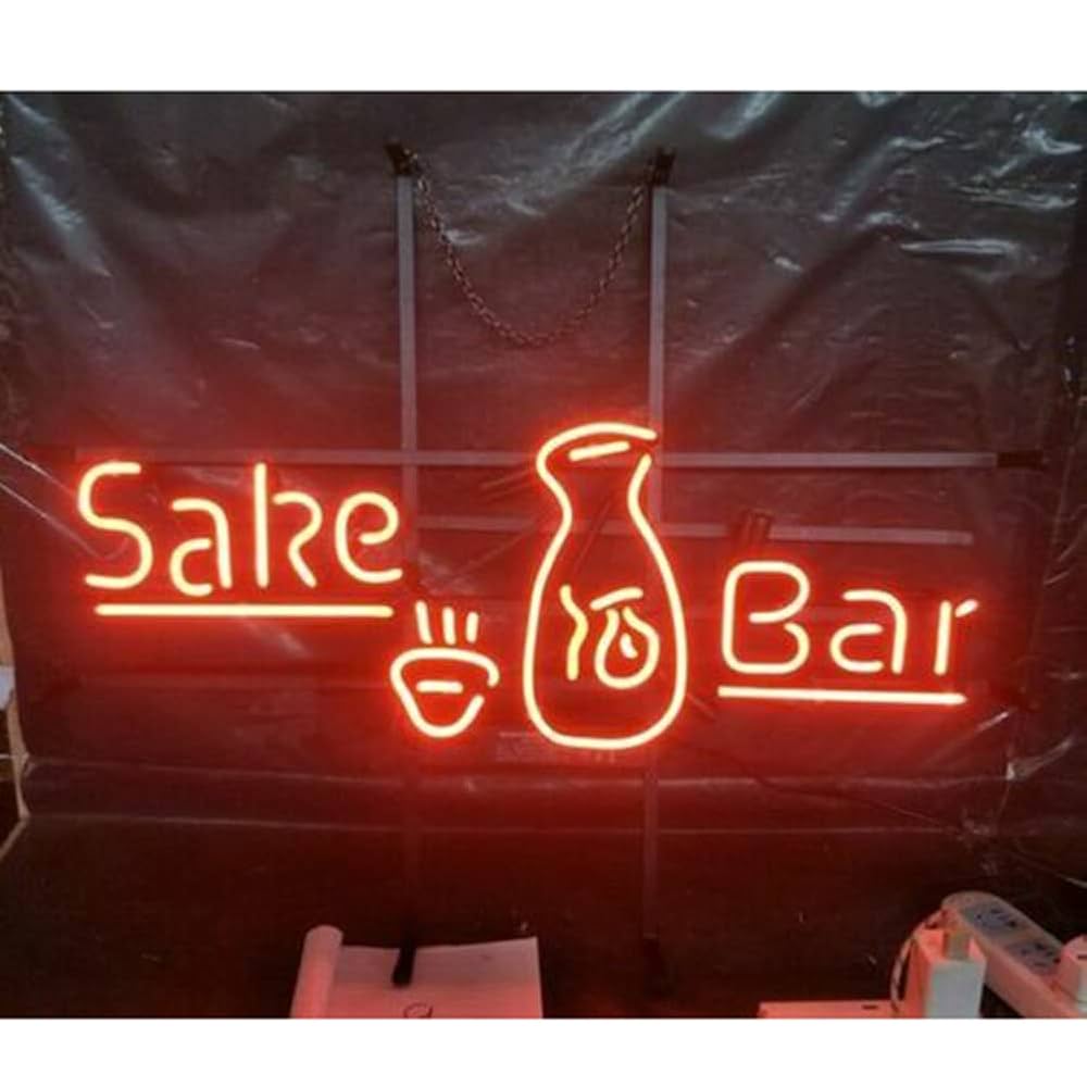 ネオンサイン 居酒屋　ネオン管　人気　酒場　広告用看板  11 * 9インチ Amazon | ネオンサイン『SAKE BAR』NEON SIGN 居酒屋 日本酒